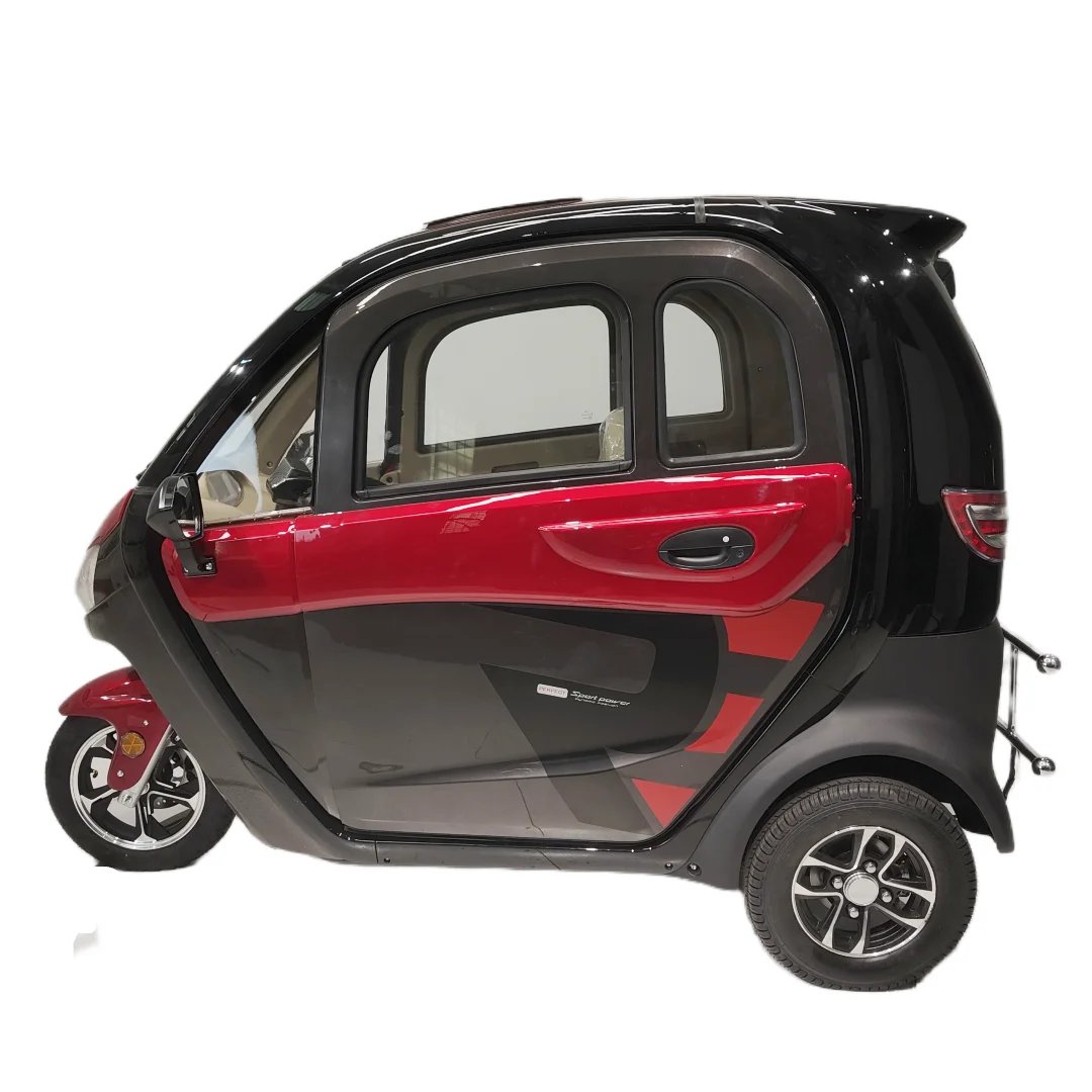 Factory Direct Sale 3 Wheel Cheap Cheapest Adult 2 Seat 60V 1200W Powerful 60V58AH Electric Cars With Parking Brake