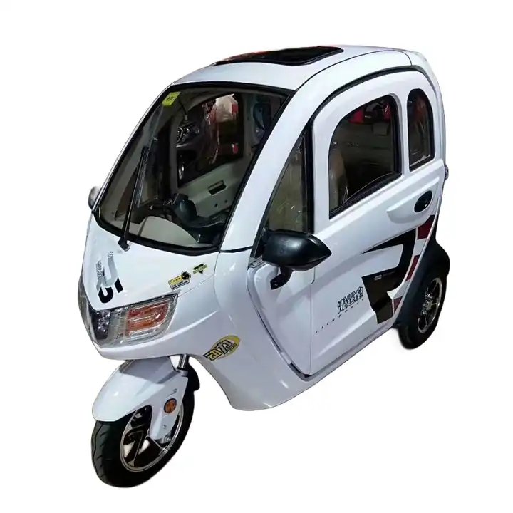 Factory Direct Sale 3 Wheel Cheap Cheapest Adult 2 Seat 60V 1200W Powerful 60V58AH Electric Cars With Parking Brake