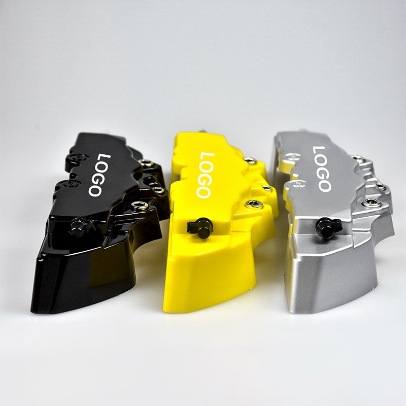 2 Car Retrofit Front and Rear ABS Plastic Car Brake Caliper Sleeve Kit Disc Brake Caliper Sleeve