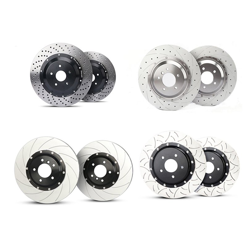 Wholesale Price Drilled Style Brake Discs Brakes Rotors with 355mm*32mm 380mm*28mm 380mm*34mm for Rear Wheel 18 19 Inches