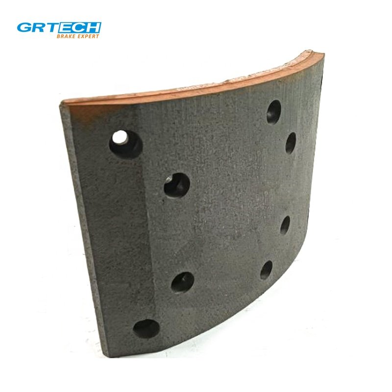 47115-406 High Quality Non-asbestos Material Truck Brake Parts Drum Brake Shoe Lining for ISUZU