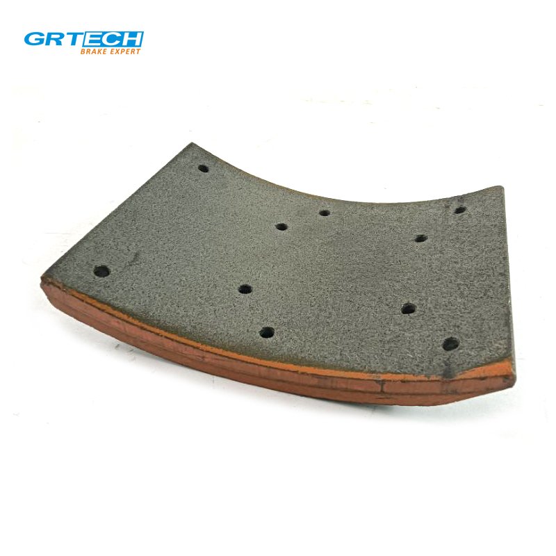 47115-406 High Quality Non-asbestos Material Truck Brake Parts Drum Brake Shoe Lining for ISUZU