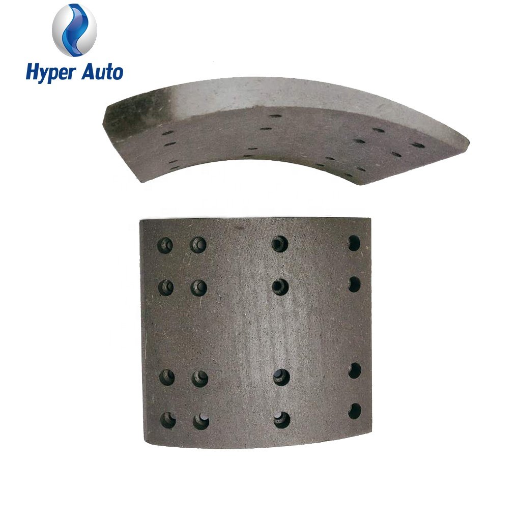OEM Manufacturer High Quality Asbestos Free Drum Brake System Brake Linings for Truck