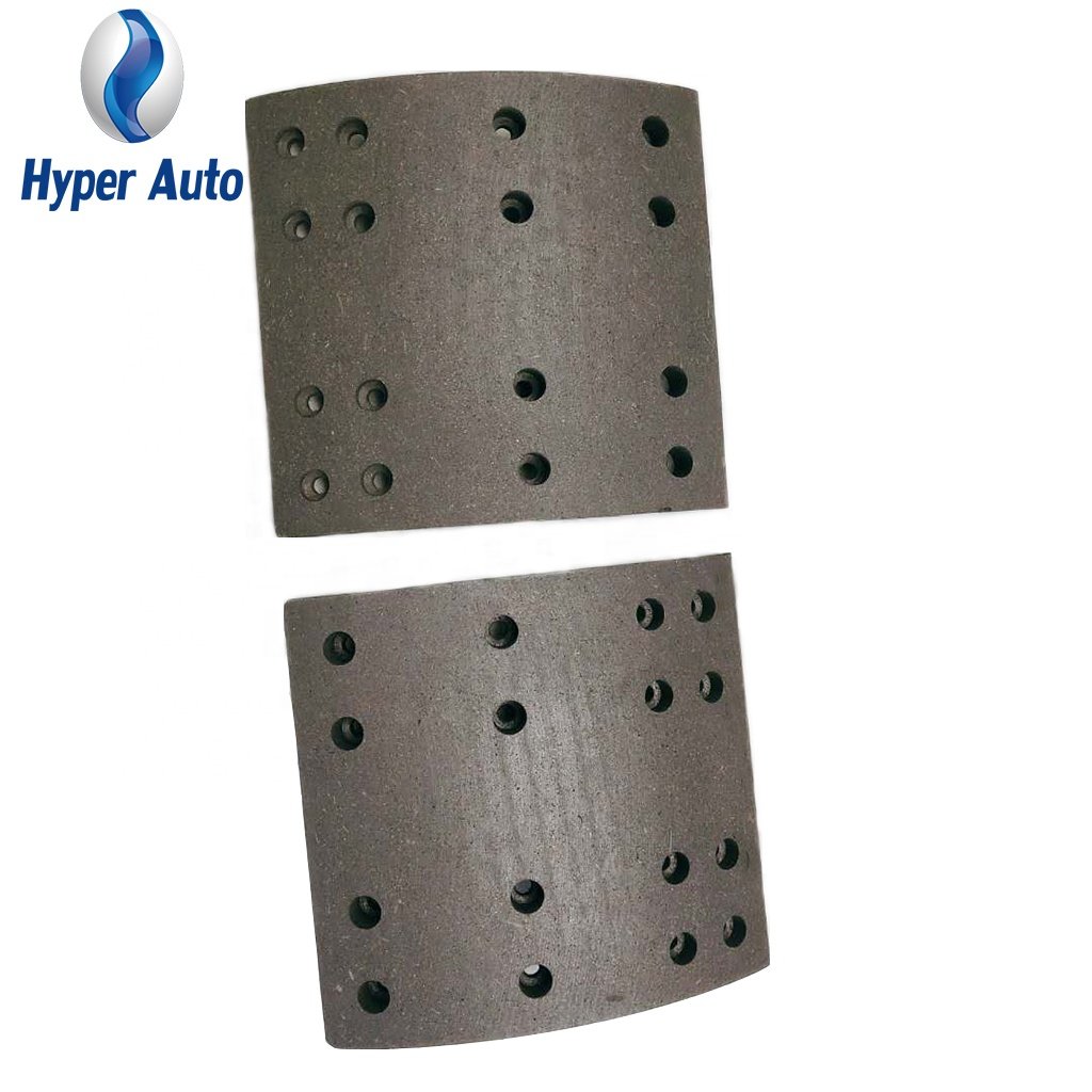 OEM Manufacturer High Quality Asbestos Free Drum Brake System Brake Linings for Truck