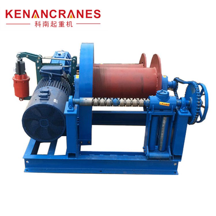 JM Remote Control Slow Speed 1 2 5 Ton 8 Ton Winch Motor Electric Hydraulic Brake 10 Ton Electric Winch