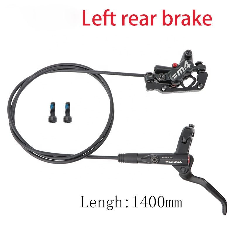 Front and Rear 160MM Electric Bicycle Atv Mountain Bike Oil 4 Piston Hydraulic Disc Brake Set