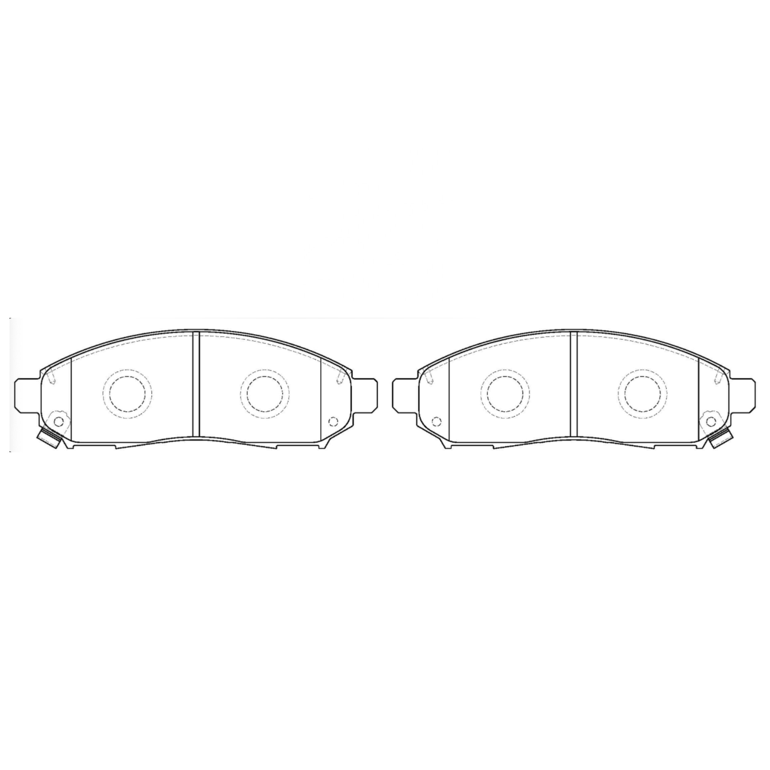 High Performance Factory Auto Parts Brake Pads (Pastillas De Freno) OEM Disc D1094/D1900/wva 24227/24228 Is Front Axle Brake