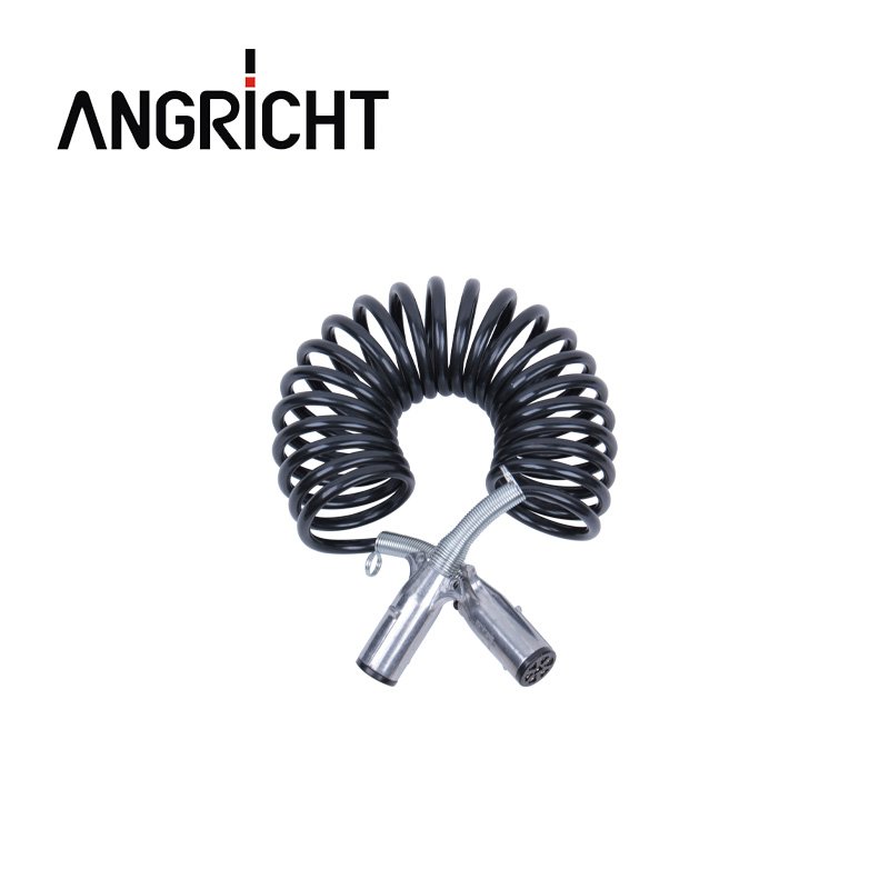 Brake System Seven Electric Coil,Trailer Spiral Cable Wire,coiled Cable