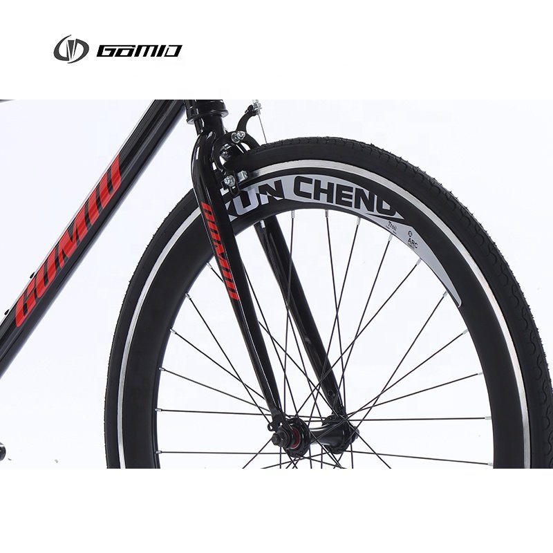 GOMID Fixed Gear Bike Custom Track Bicycle Bisiklet KENDA TIRE Single Speed Racing Bike Bicicletas Flip Flop Hub Gear Cycle
