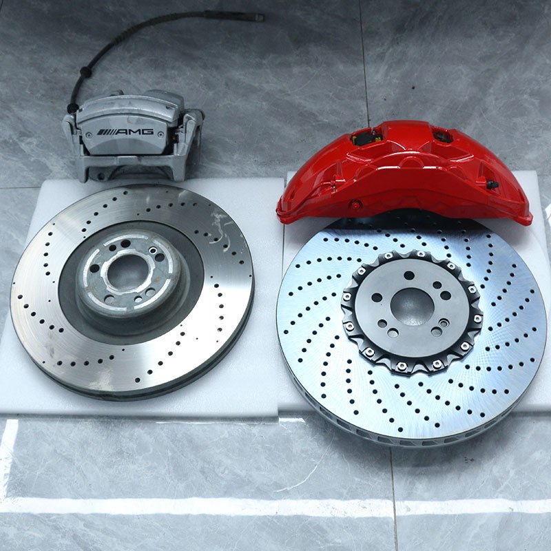 For Akebono Brake Caliper 10n Brake Caliper Factory Big Braking Racing Car 10 Pistons 10 Pot for Porsche Cayenne Aluminum CN;GUA