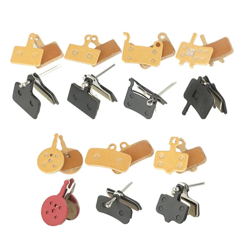 HASSNS Bicycle Brake Pads Road Mountain Bike Disc Caliper Pads Set Cycling Metal Resin Shoe for Hydraulic Brakes Mtb 4 Pistons