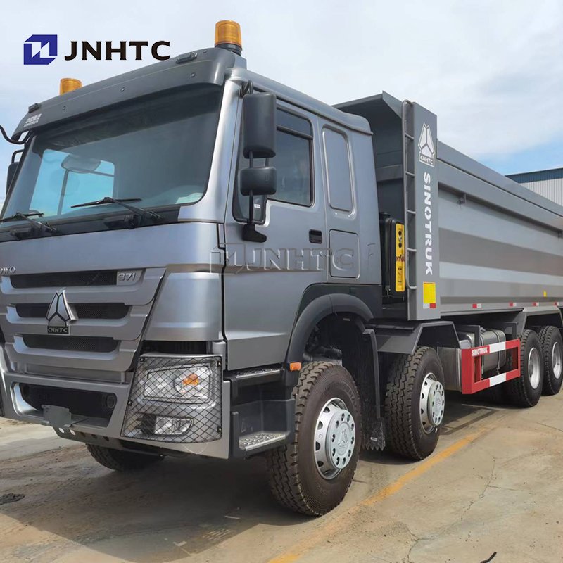 SINO HOWO 8X4 12 Wheeler Dump Box With Hyva Cylinder Hardox Steel 371hp 30cbm Tipper Price