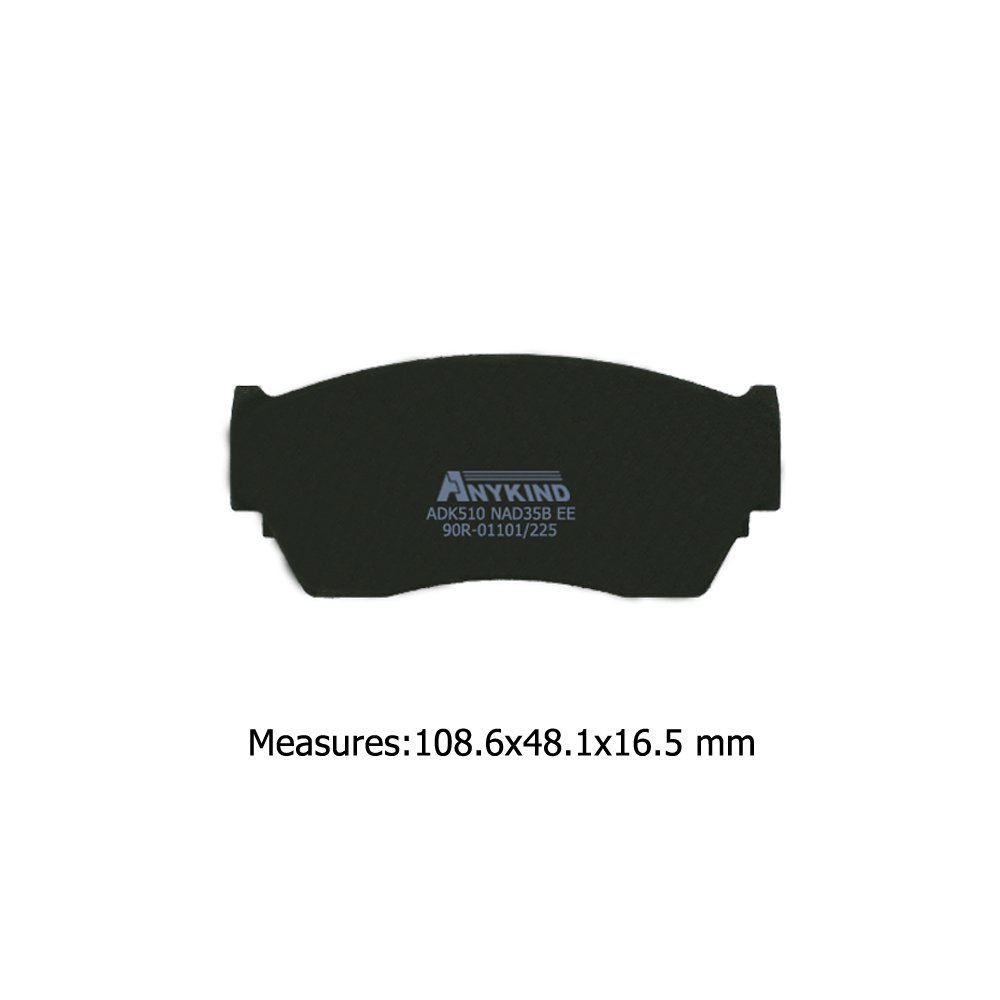 D510-7389 Front Brake Pads for Nissan Sunny Sentra B13/Pulsar N14/Presea R10/March K11/NX Coupe Tsuru B13/Wingroad Y10