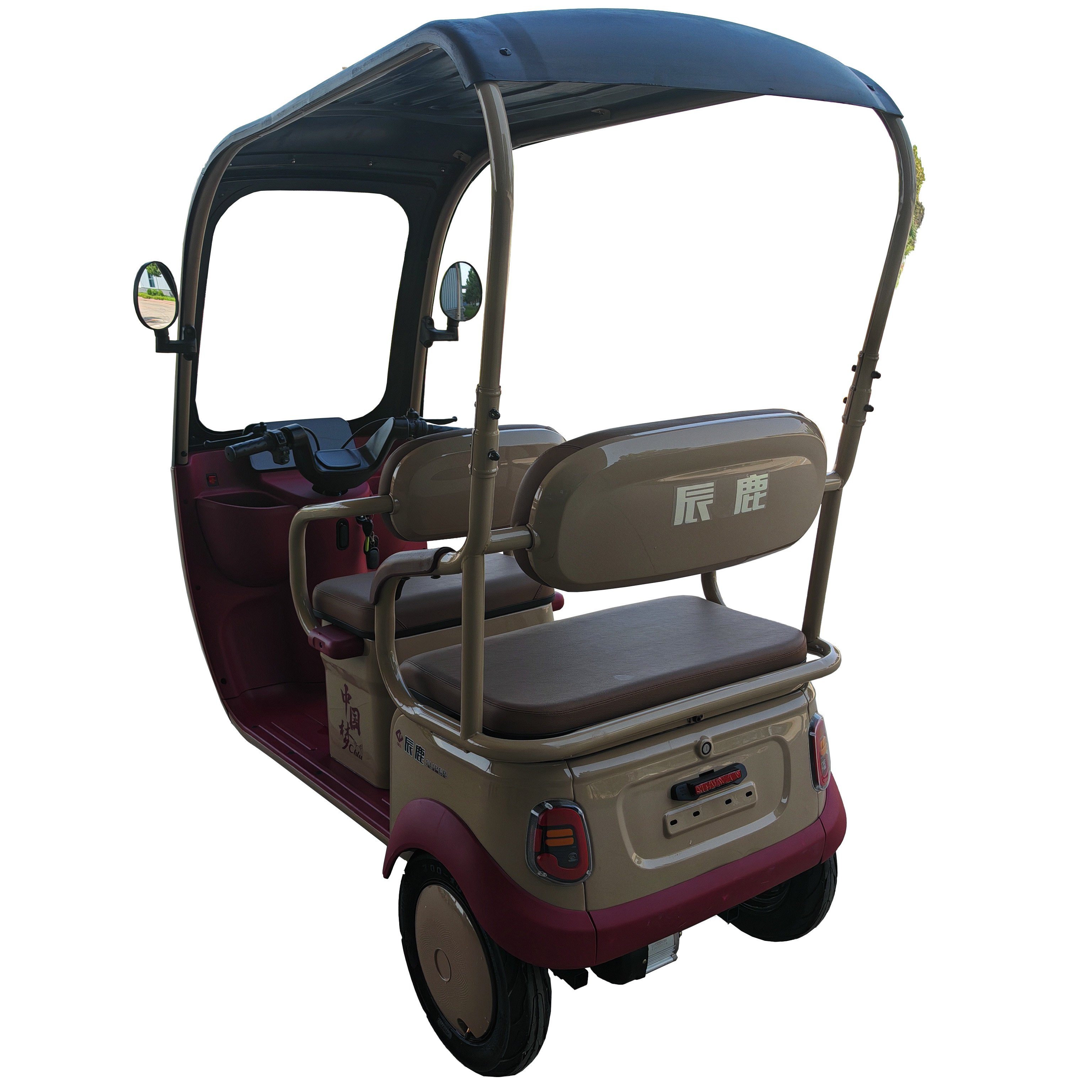 Popular Wholesale Cargo Bike Electric Tricycle for Passengers Bicycle Electric Bike 3 Wheels Tricycles with Roof
