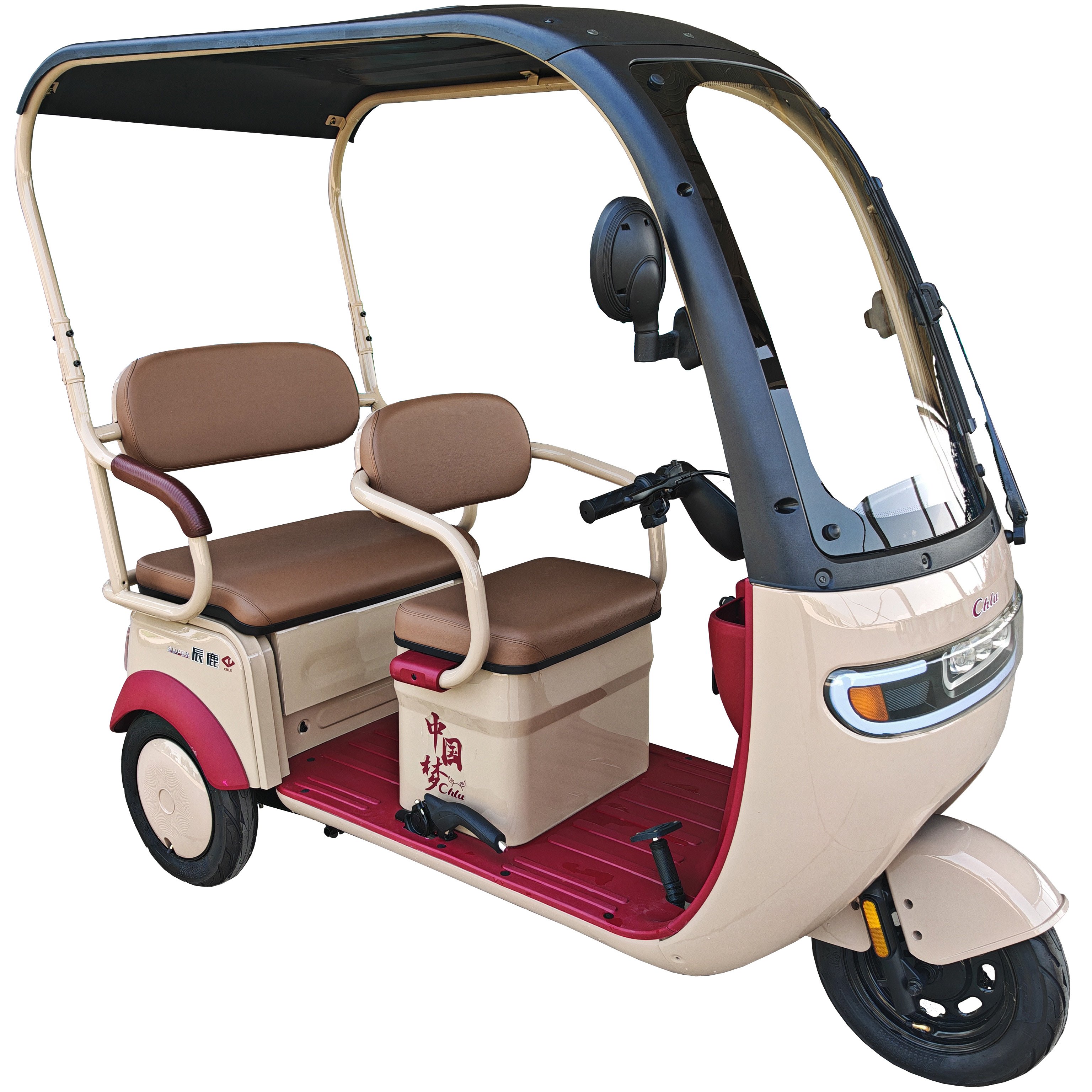 Popular Wholesale Cargo Bike Electric Tricycle for Passengers Bicycle Electric Bike 3 Wheels Tricycles with Roof