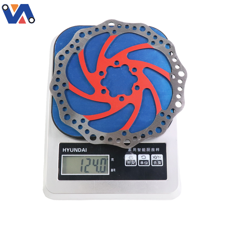 New Image Replacement MTB Cycle Accessories Dirt Road Bicycle Color Brake Disc Rotor Pad With 6 Screws 160MM Bike Brake Disc