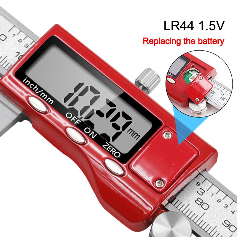 0-150mm Measuring Tool LCD Electronic Caliper Stainless Steel Digital Brake Disc Rotor-Gauge Caliper Vernier