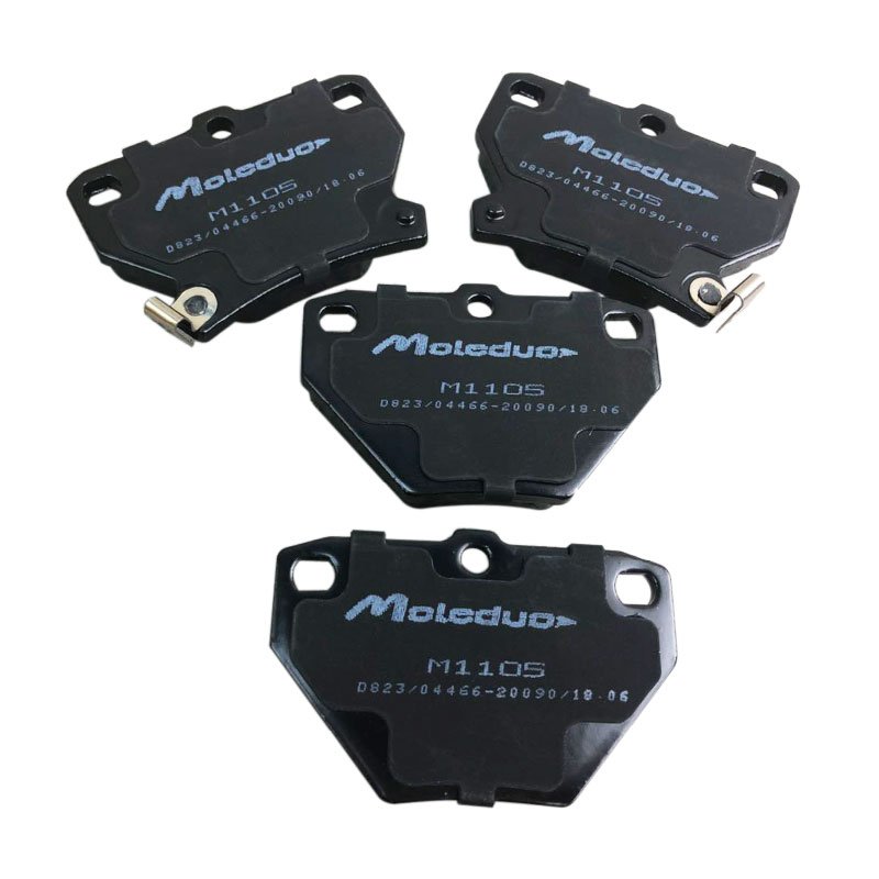 M1105 Moleduo Brake Pad D823 Ceramics REAR Brake Pad for VIOS GDB3243AT OEM 04466-20090 04466-52040 Factory Price Good Quality