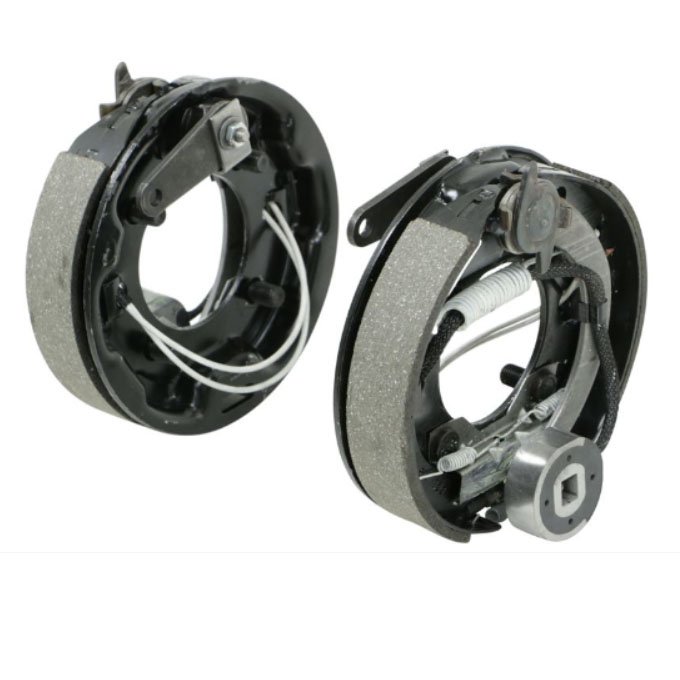 7*1 1/4" Electric Brake with Parking Lever 7 Inch Brake Assembly for 2000 Lbs Trailers