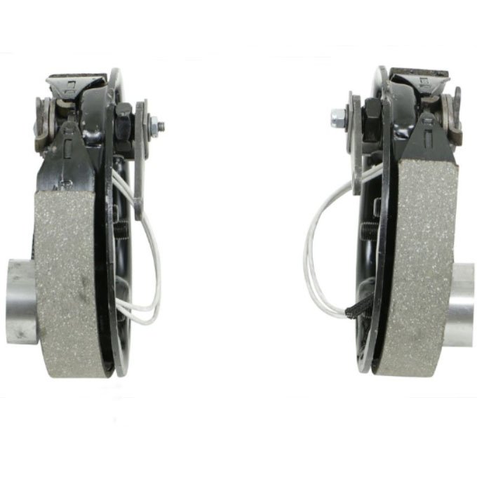 7*1 1/4" Electric Brake with Parking Lever 7 Inch Brake Assembly for 2000 Lbs Trailers