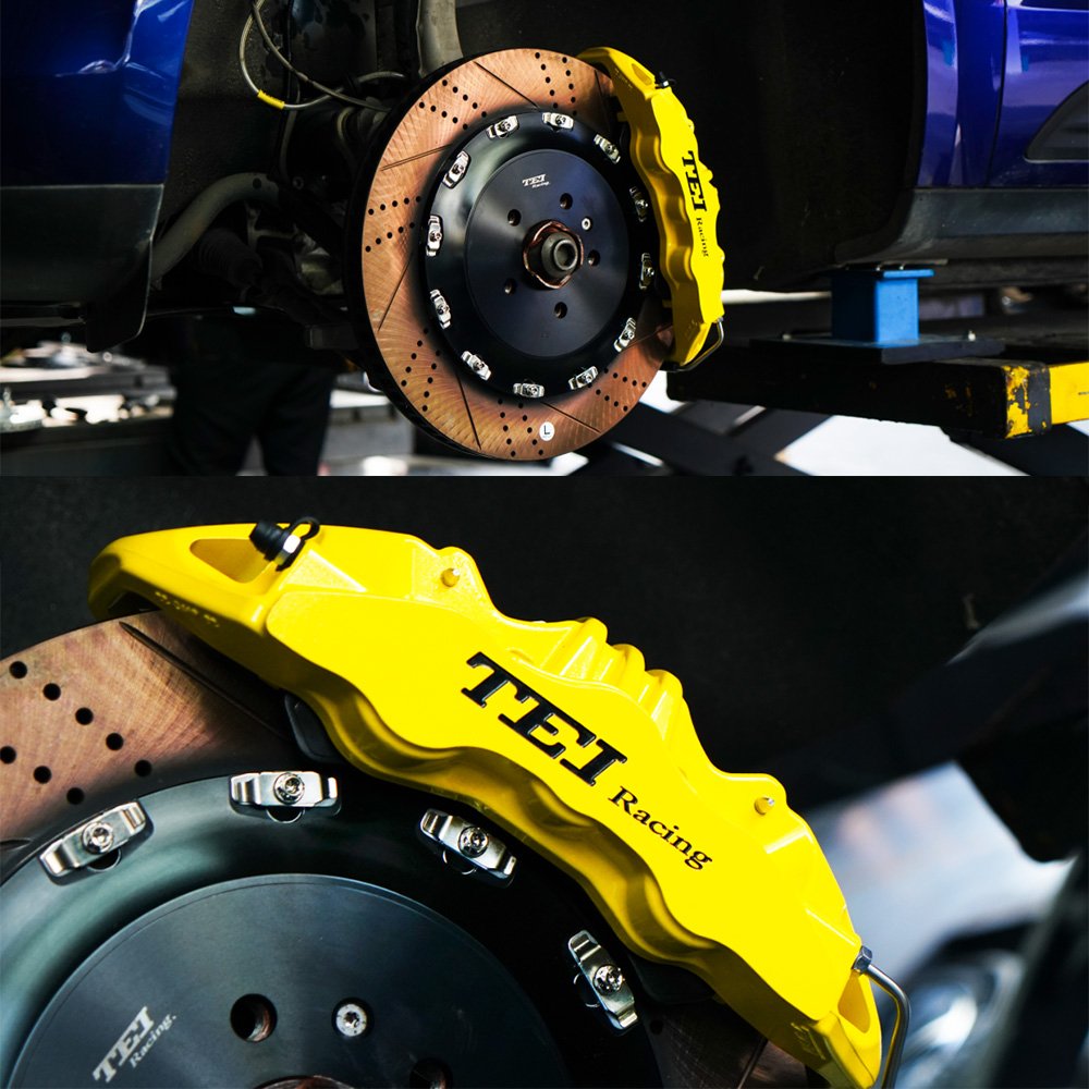 Front Big Brake Kit S60-Plus 6 Piston Caliper With 405*34 mm Rotor BBK Auto Brake System for Porsche Macan 20 Inch Car Rim