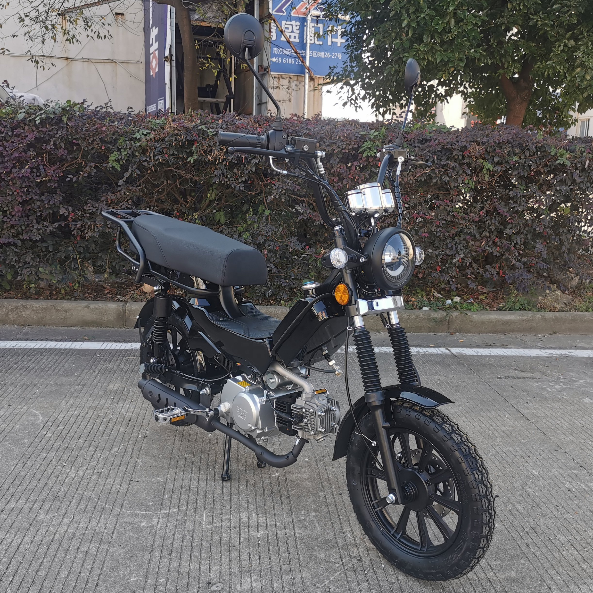 Front and Rear Disc Brakes Moped 50cc 110cc Electric and Kick Start Euro 5 Minibike with Pedal with Gear