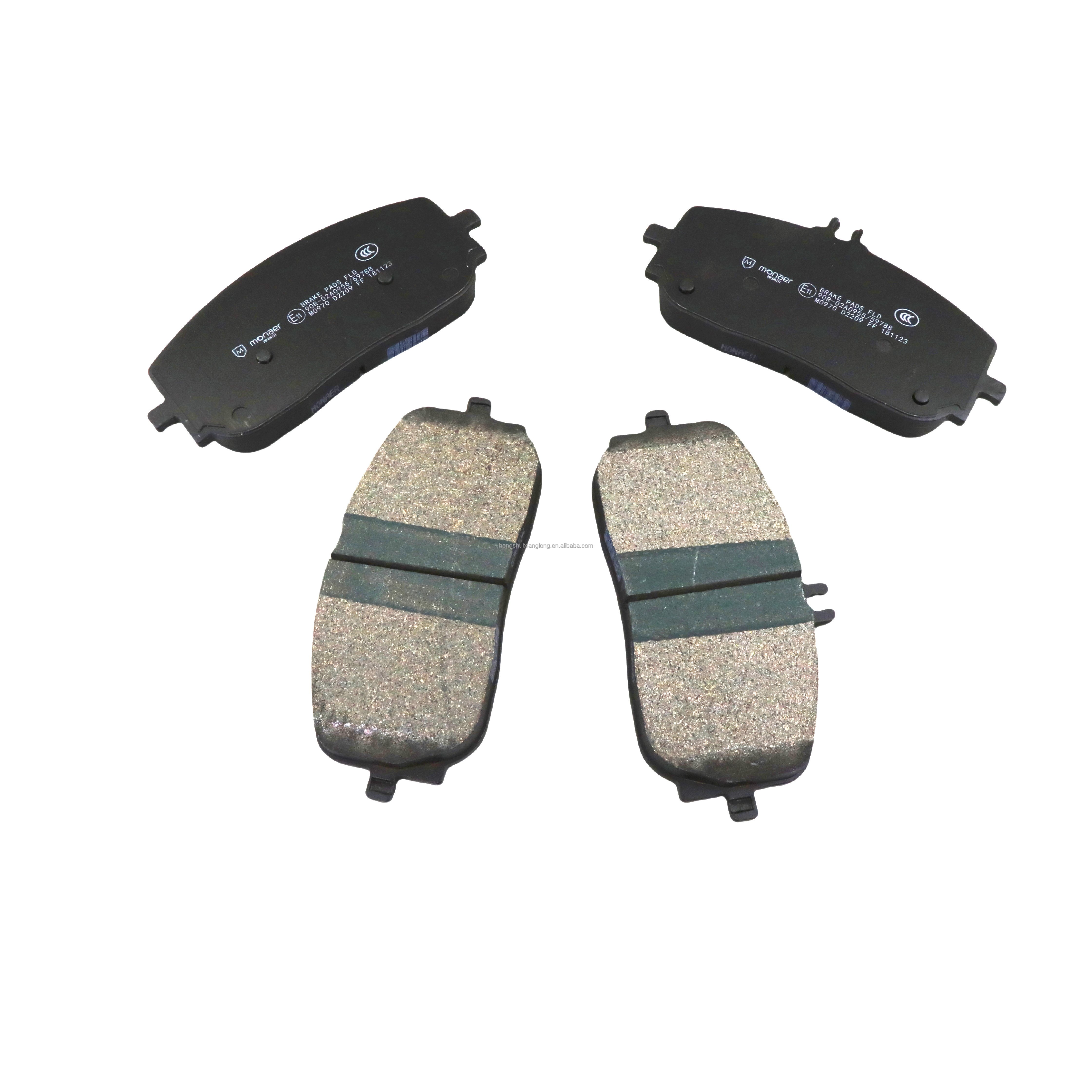 D2209 Monaer Ceramic Brake Pads High Quality No Noise, Low Dust Brake Pad
