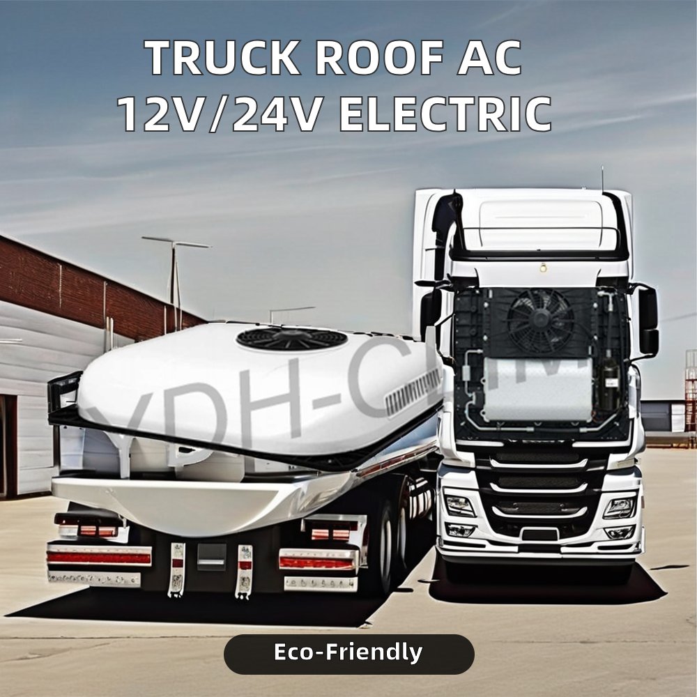 New Arrival 24V 2700W 11100BTU All-in-one Parking Air Conditioner with Sanhua Expansion Valve Rooftop Parking Cooler