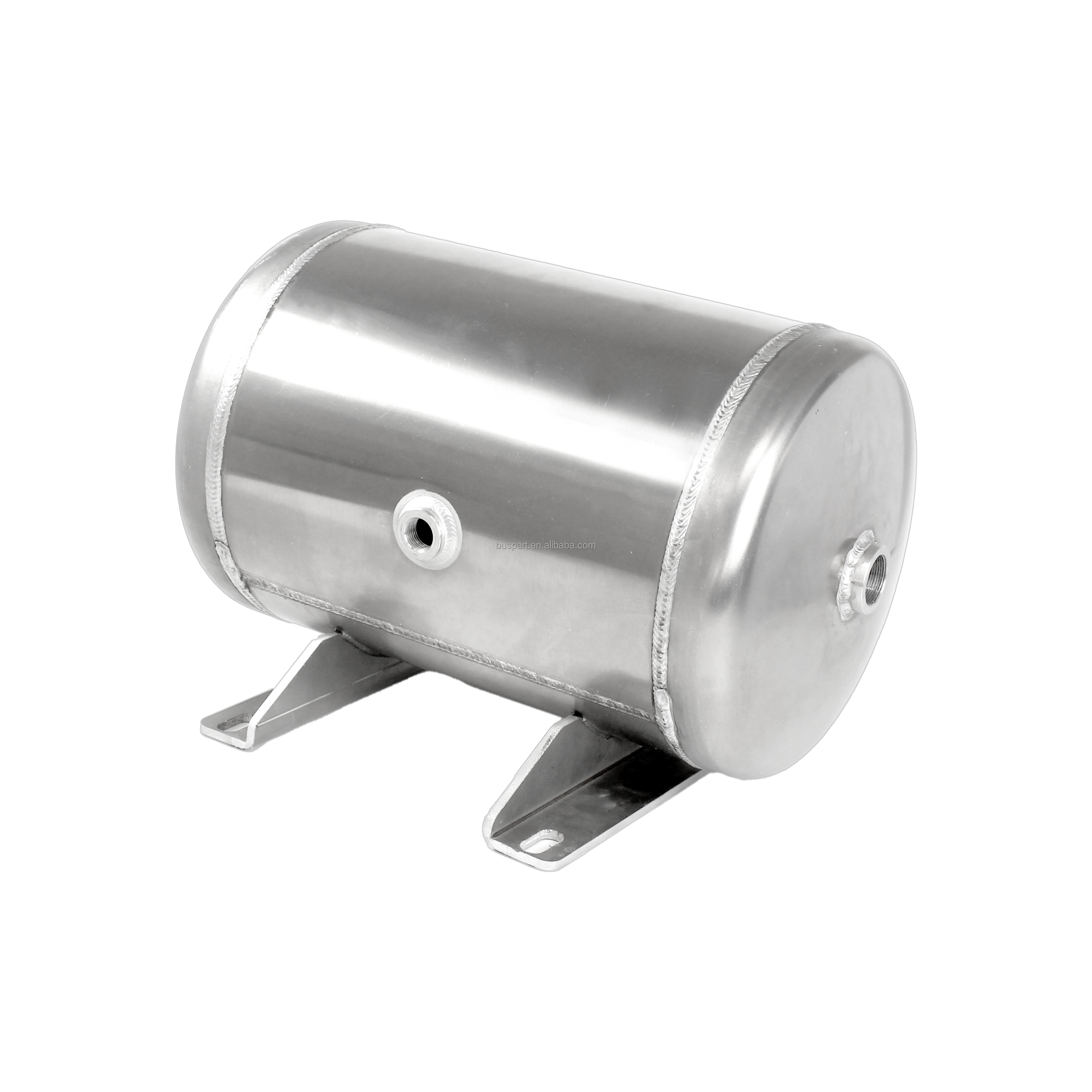 5L Aluminum Air Tank 290mm Length Lightweight & Corrosion-Resistant for Trucks & Buses