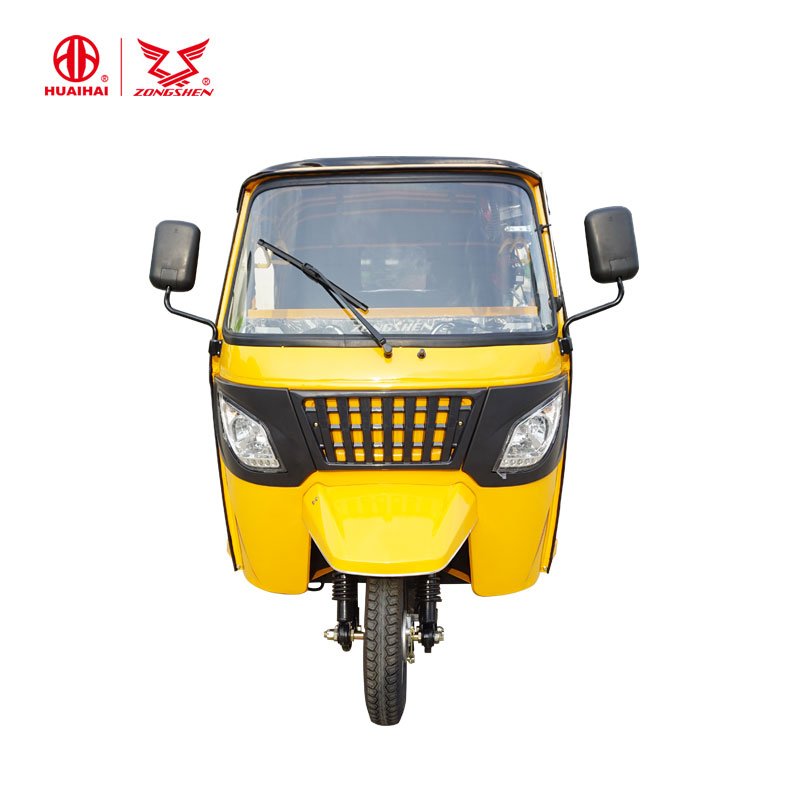 Three Wheeler Gasoline Passenger Scooter Moto Taxi TVS Bajaj Tricycle for Adults