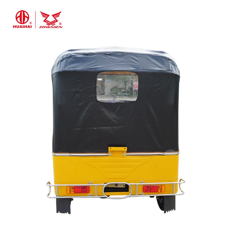 Three Wheeler Gasoline Passenger Scooter Moto Taxi TVS Bajaj Tricycle for Adults