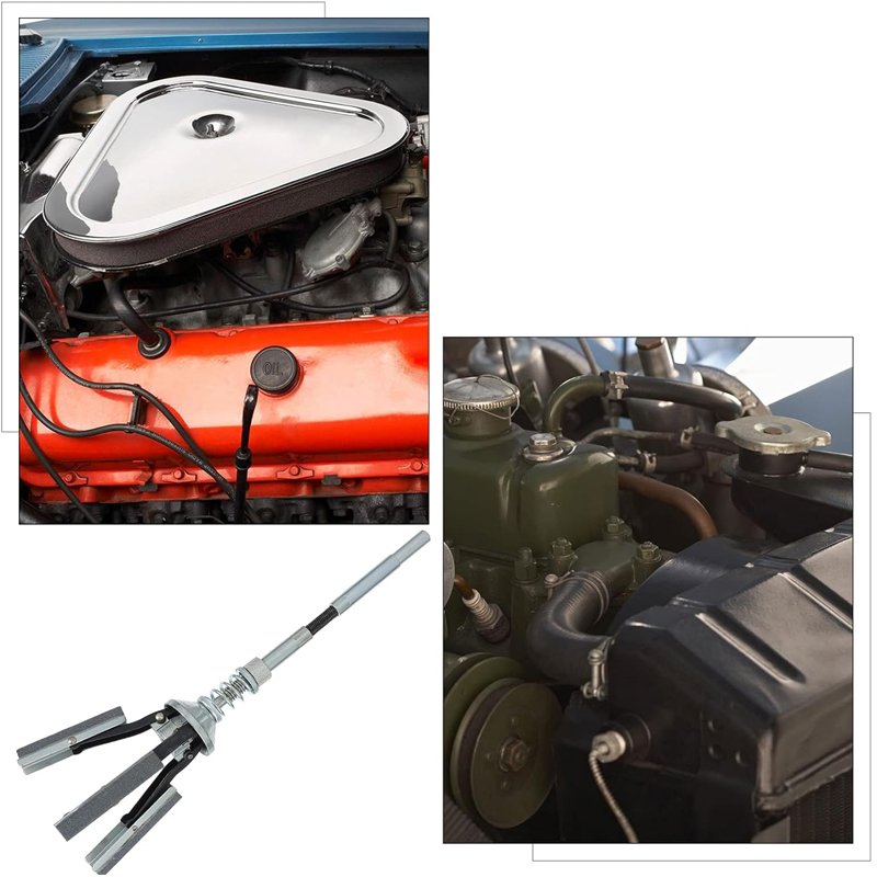 Car Engine Brake Cylinder Bore Hone Flexible Shaft Honing 51-177mm Three-jaw Cylinder Sander Grinder Steel Brake Cylinder Hone