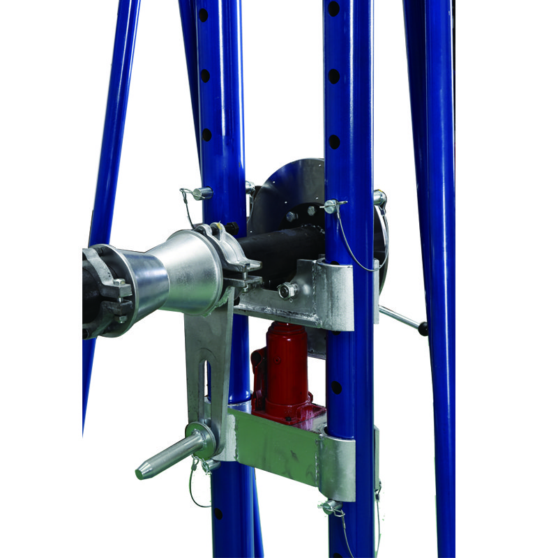 10 Tons Steel Cable Drum Jack Cable Reel Stand Cable Drum Pay-off Stand with Brake
