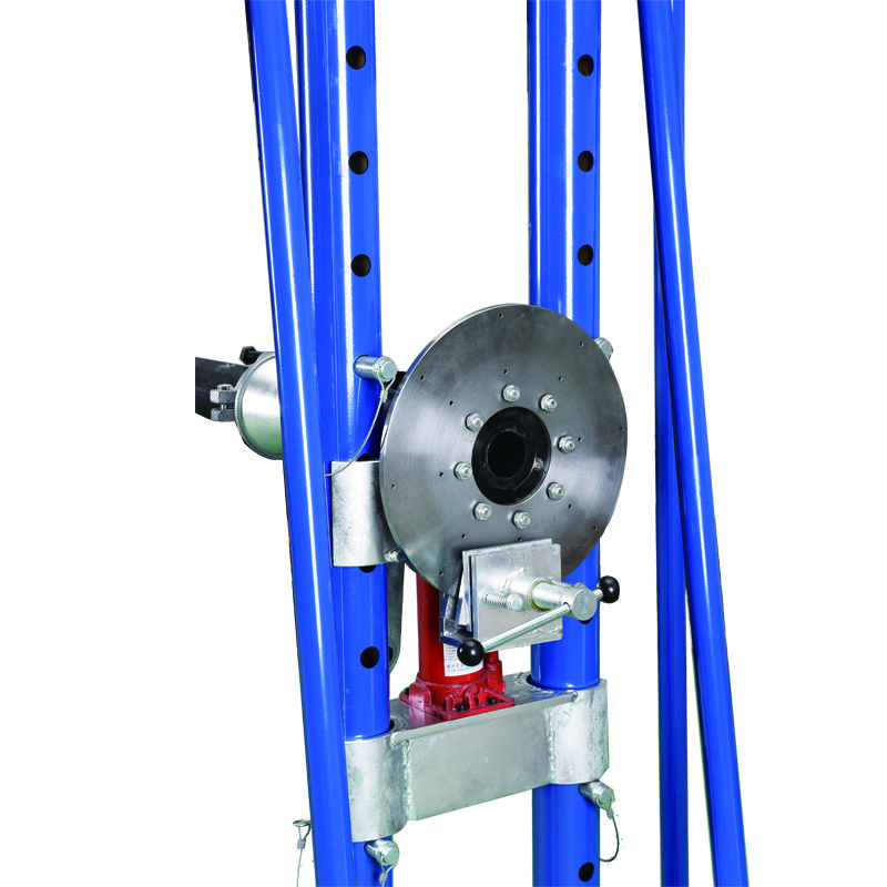 10 Tons Steel Cable Drum Jack Cable Reel Stand Cable Drum Pay-off Stand with Brake