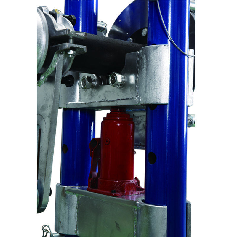 10 Tons Steel Cable Drum Jack Cable Reel Stand Cable Drum Pay-off Stand with Brake