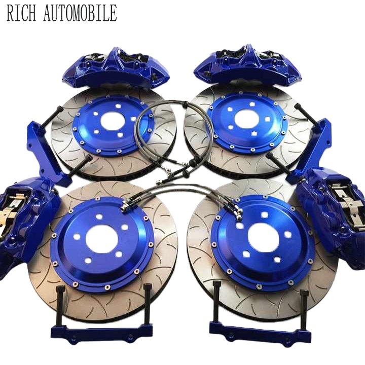 High Performance Racing Brake Kit for BMW Benz Audi Featuring Aluminium Caliper Rotor Pads & Front Brake System Passat Model