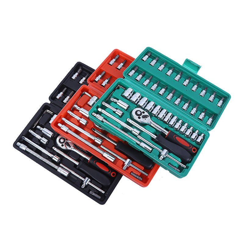 Hot Sale Professional Mechanic Hand Tools 43 Pcs Socket Wrench Set Customized OEM & ODM Support Herramientas Automotriz