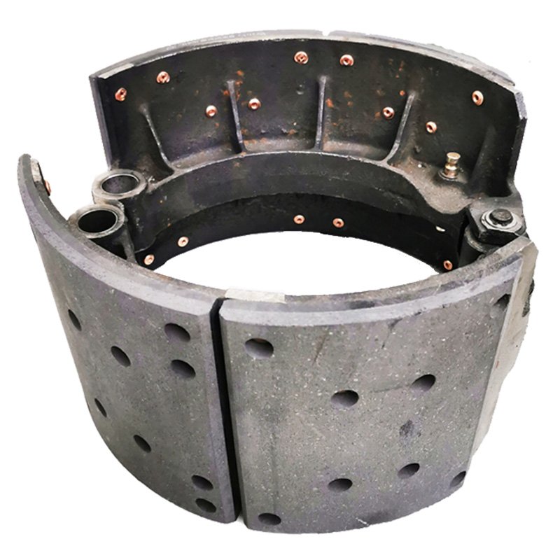 Heavy Truck Control for SHACMAN DZ9112340061 Brake Shoe Tool Brake Shoes Kit Rear Semi Truck Drum Brake Pads