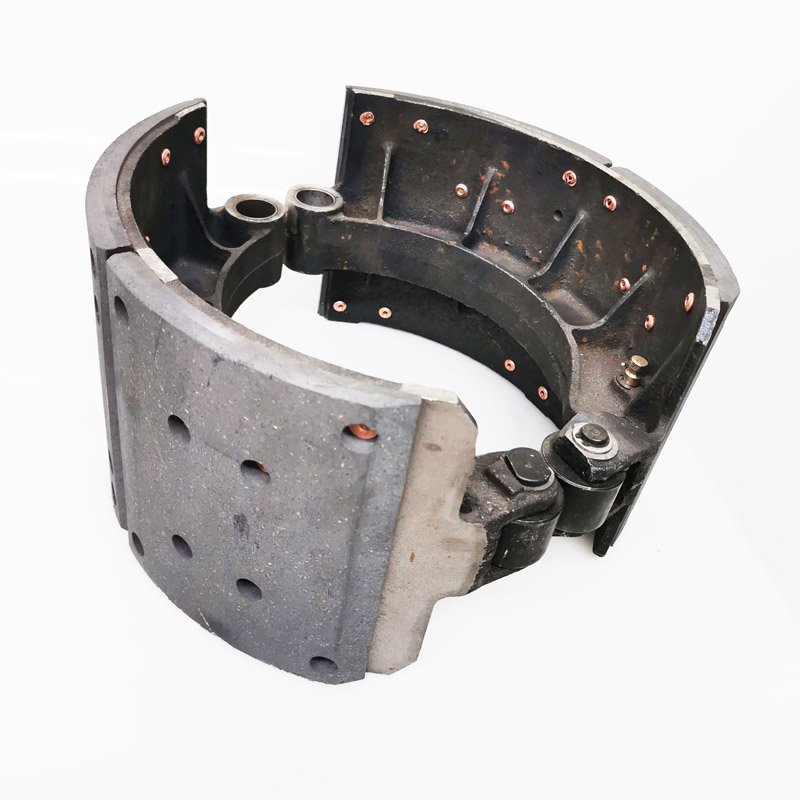 Heavy Truck Control for SHACMAN DZ9112340061 Brake Shoe Tool Brake Shoes Kit Rear Semi Truck Drum Brake Pads