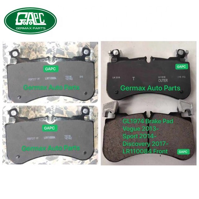 Front Brake Pad LR110084 LR138646 LR157174 LR149626 for Land Rover Range Rover Vogue / Sport 2014 Discovery 4 Discovery 5 GL1974
