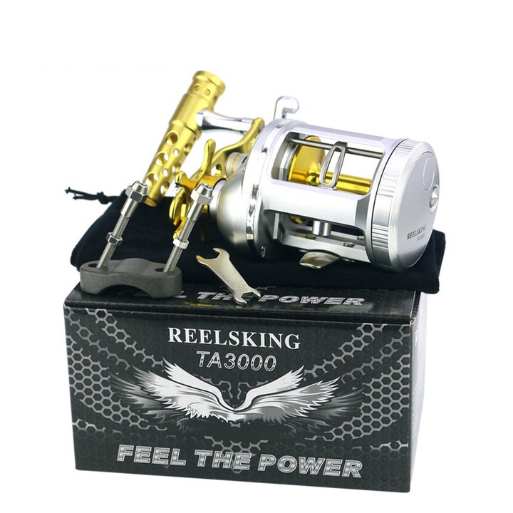 Horizon 4.2:1 Trolling Reel Angelrolle Aluminum CNC Saltwater Big Game Fishing Reel Molinete Pesca Conventional Jigging Reel