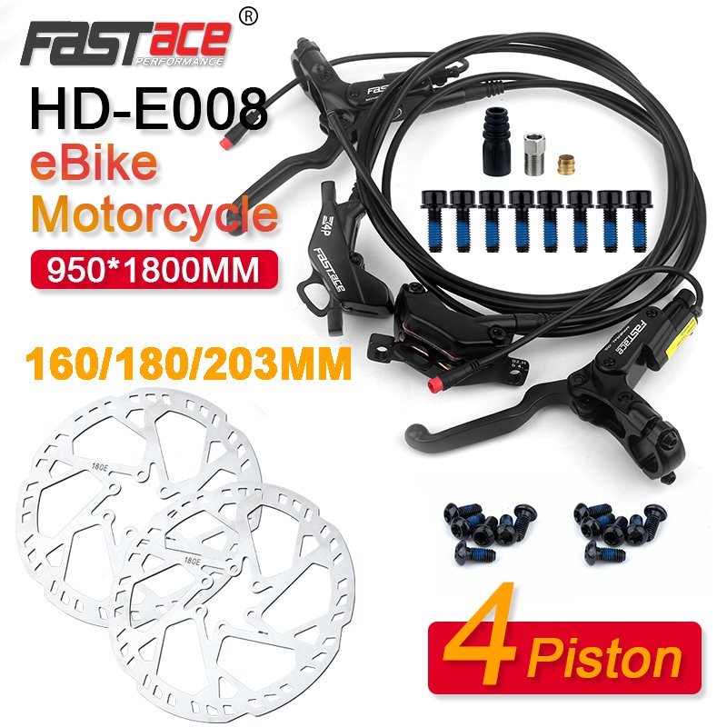 FASTACE MTB XC Dirt MTB/Fat Bike Hydraulic Disc Power Off Brakes Bicycle Brakes Caliper for SURRON TALARIA STING