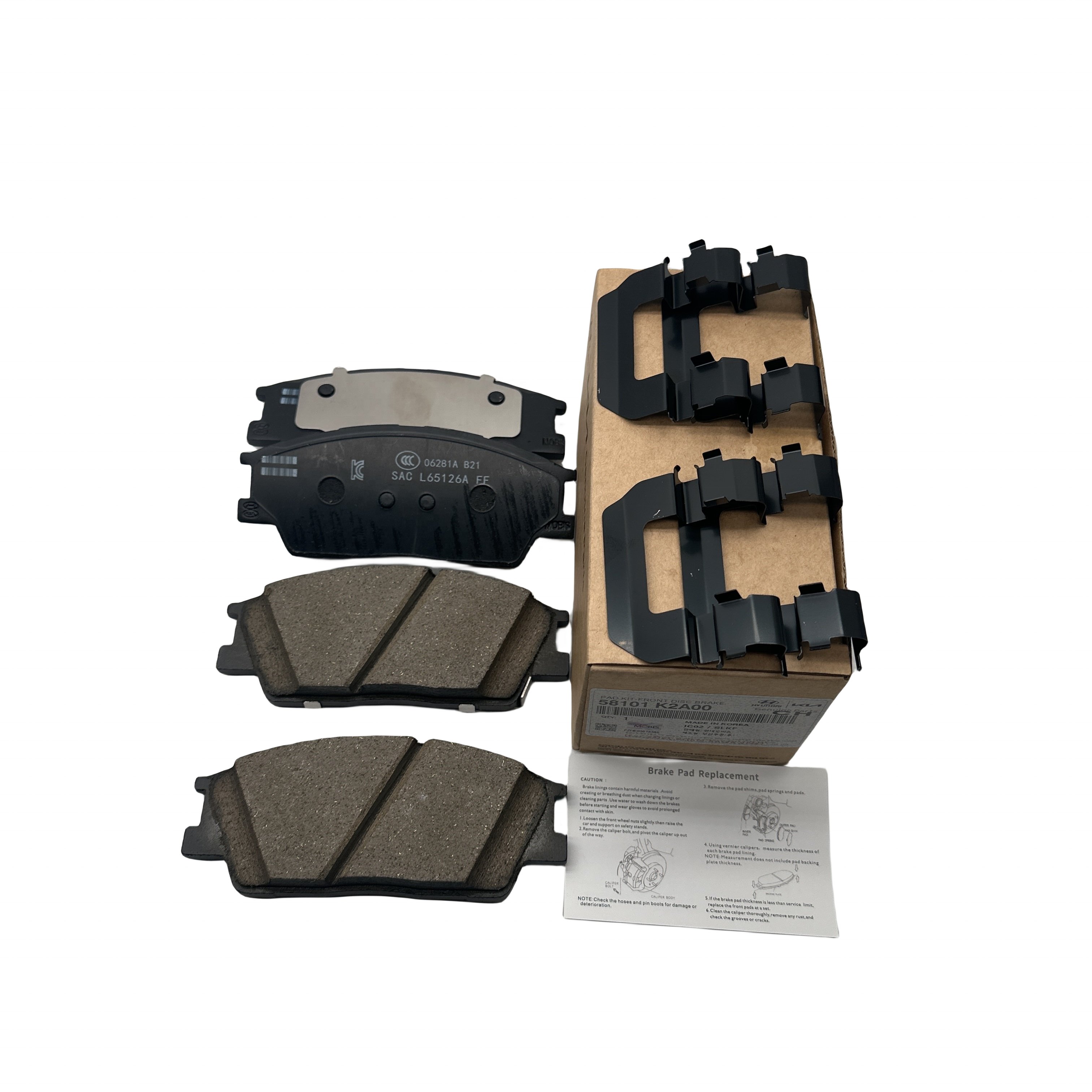 High Quality Front Brake Pads, Front Disc Brake Friction Block Kit, Front Friction Pads 58101-K2A00