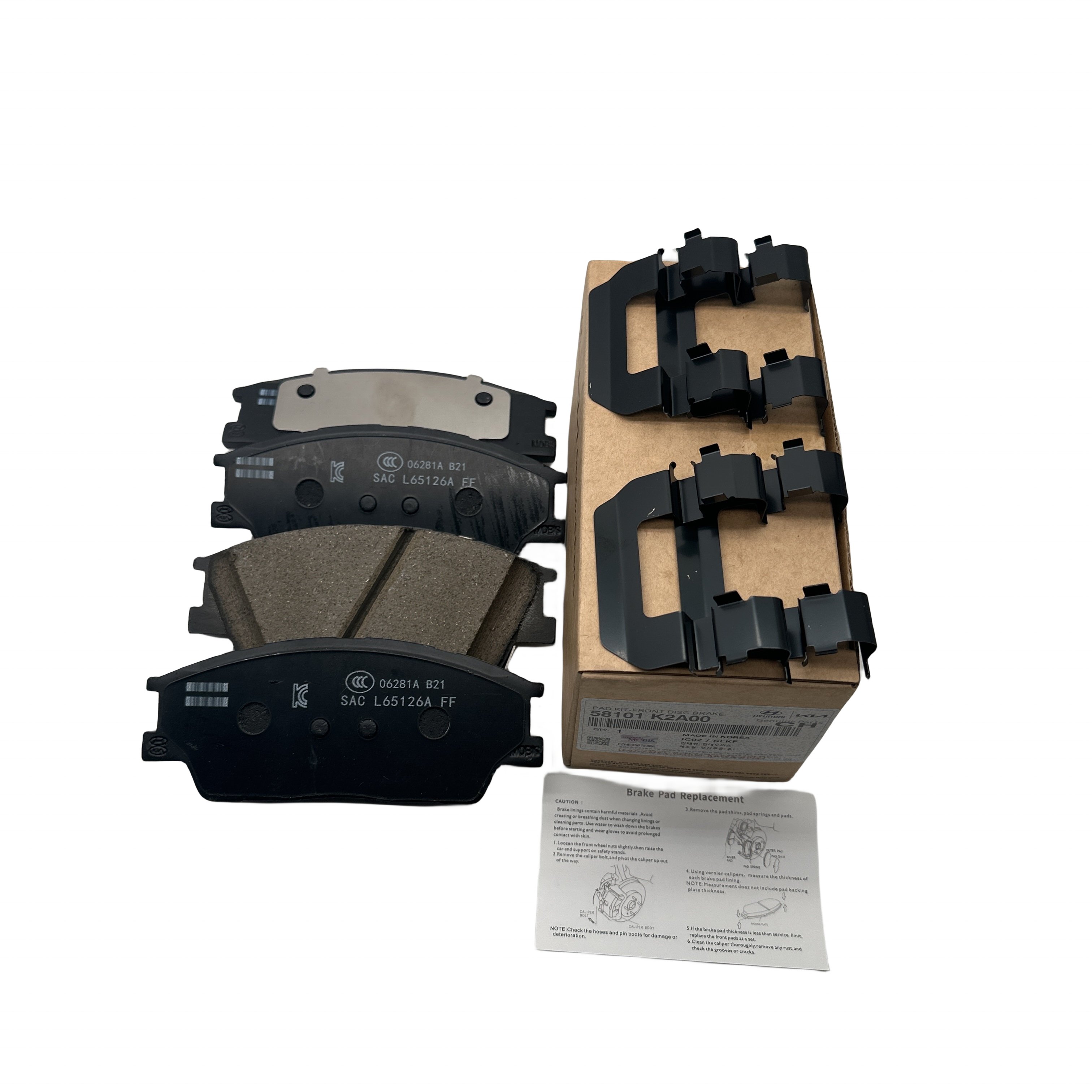 High Quality Front Brake Pads, Front Disc Brake Friction Block Kit, Front Friction Pads 58101-K2A00