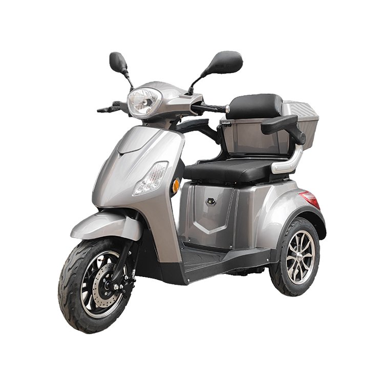 Newest 800w Brushless 60v 20ah Lead Acid Battery 25km/h Three Wheel Mobility Electric Scooter Elderly Enclosed Mobility Scooter