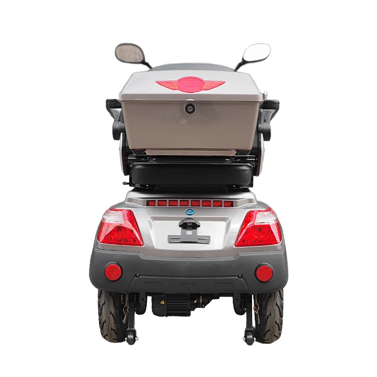 Newest 800w Brushless 60v 20ah Lead Acid Battery 25km/h Three Wheel Mobility Electric Scooter Elderly Enclosed Mobility Scooter