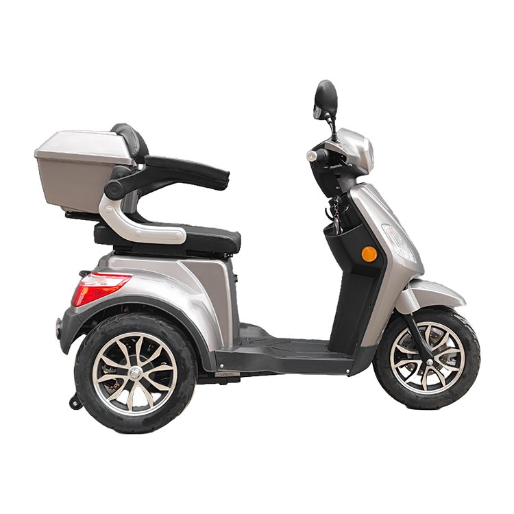 Newest 800w Brushless 60v 20ah Lead Acid Battery 25km/h Three Wheel Mobility Electric Scooter Elderly Enclosed Mobility Scooter