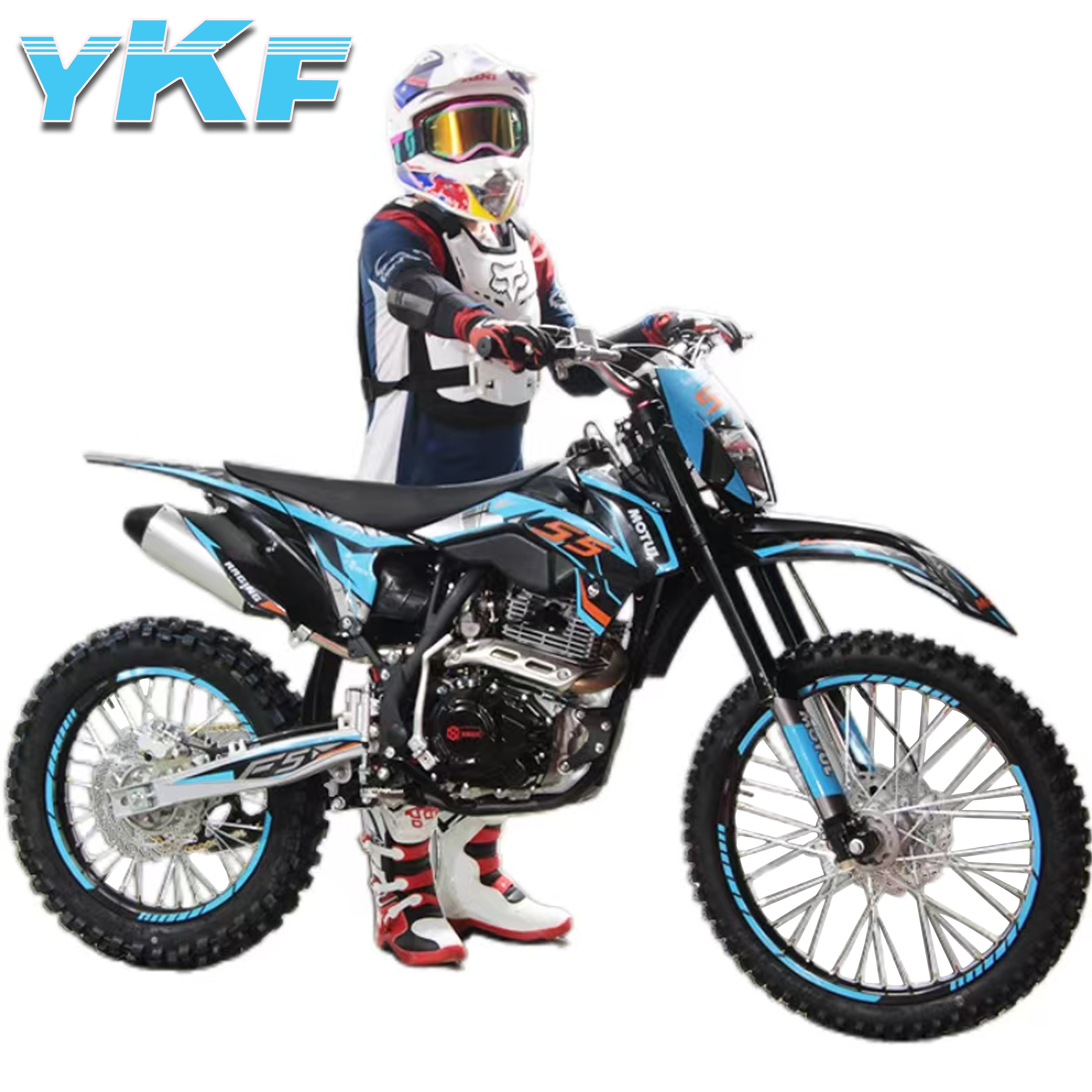 High Quality Dirt Bike 4 Stroke air Cooled 250cc 300cc Zongshen Engine Motocross Off-road Pit Bike for Adults
