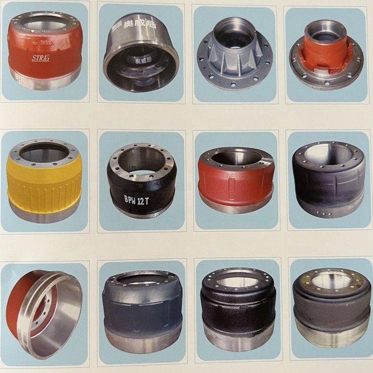 Semitrailer Axle Brake Drum FUWA Axle BPW Axle Matching Brake Drum Brake Basin Africa for Sale