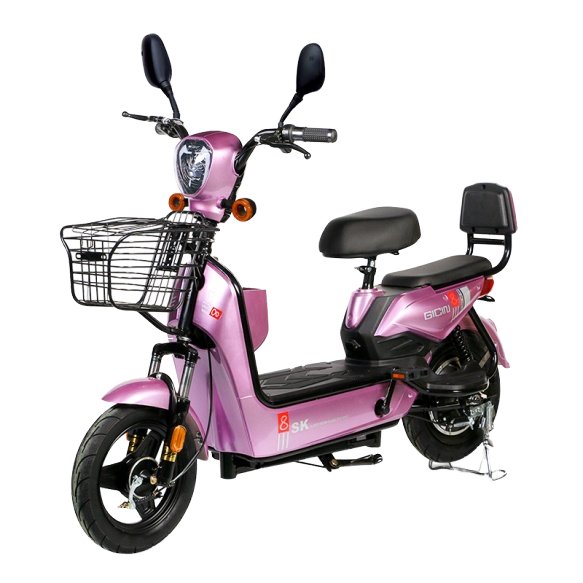 Support Customizable Color Electric Bike Lead Acid Battery 3 Speed Fast 14-inch Tire Electric Bike for Sale City E-bike Adult